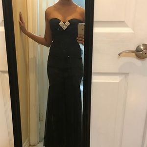 Cache Black Evening Gown